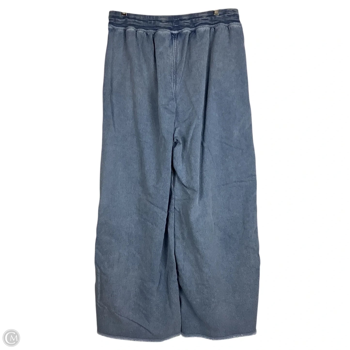 Jeans Wide Leg By Aerie In Blue Denim, Size: L