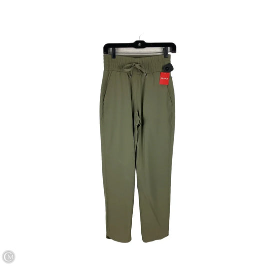 Athletic Pants By Spanx In Green, Size: Xs