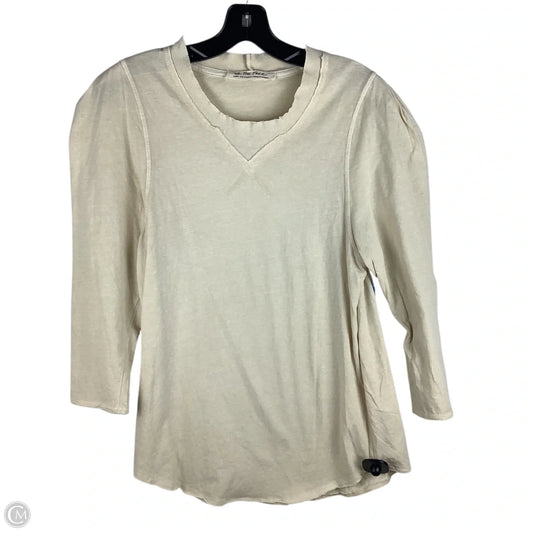 Top Long Sleeve By We The Free In Cream, Size: L