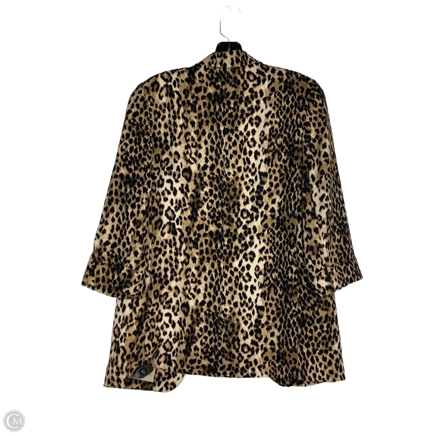 Blazer By Express In Animal Print, Size: S