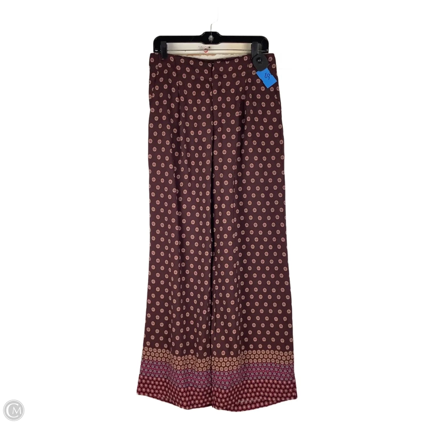 Pants Wide Leg By Anthropologie In Purple, Size: 4