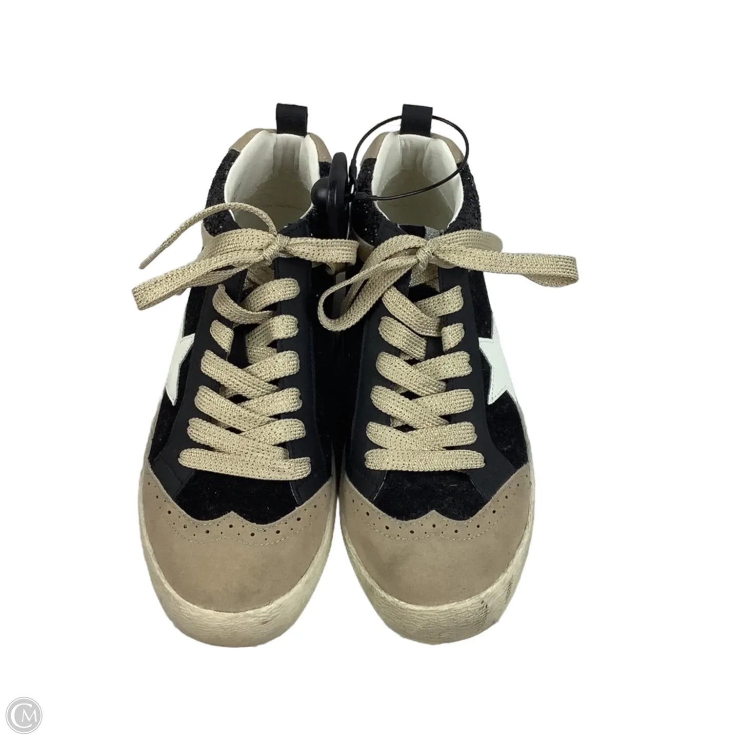 Shoes Sneakers By Clothes Mentor In Black & Tan, Size: 7