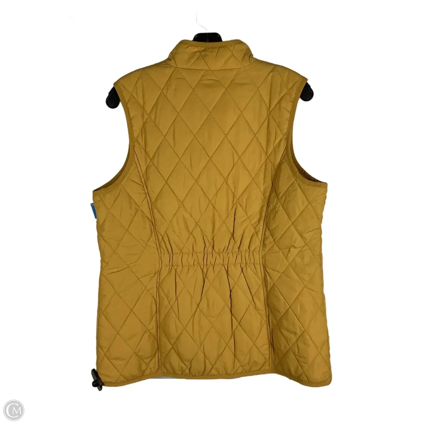Vest Puffer & Quilted By Coldwater Creek In Yellow, Size: M