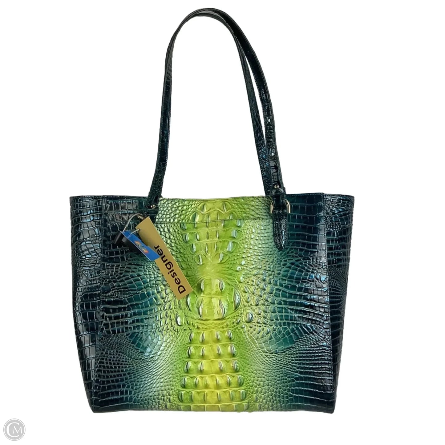 Handbag Designer By Brahmin, Size: Large