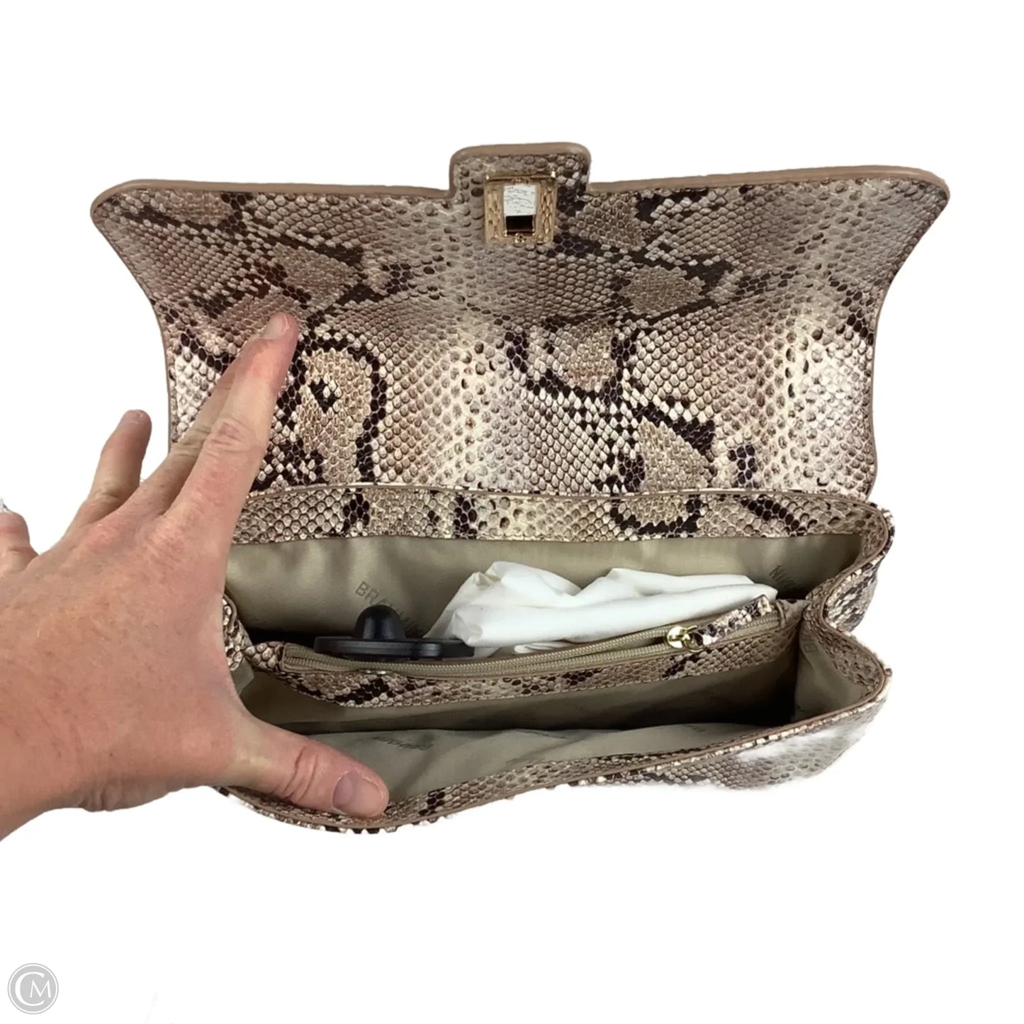 Crossbody Designer By Brahmin, Size: Medium