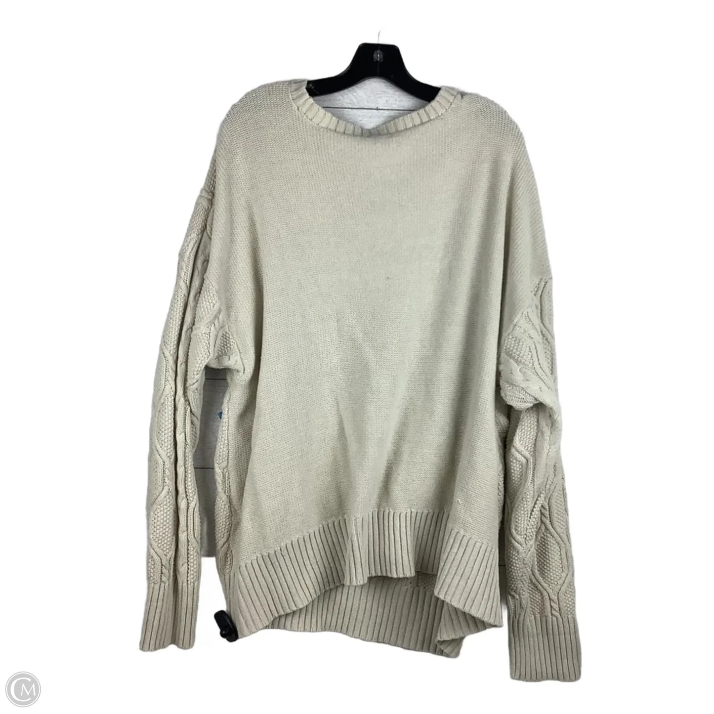 Sweater By Crown And Ivy In Cream, Size: 2x