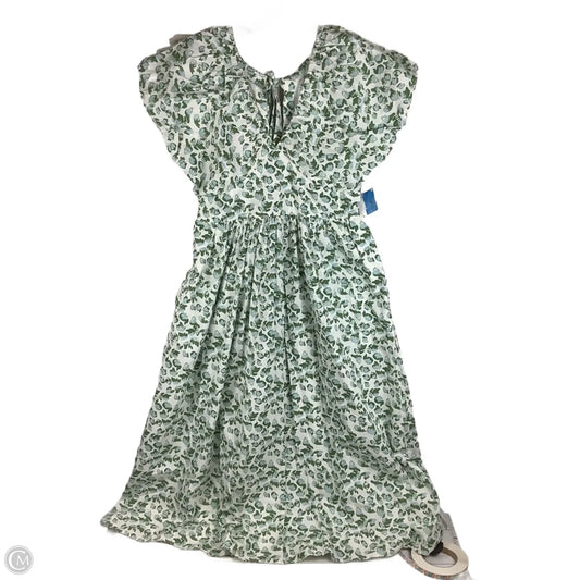 Dress Party Long By Crown And Ivy In Green & White, Size: 12