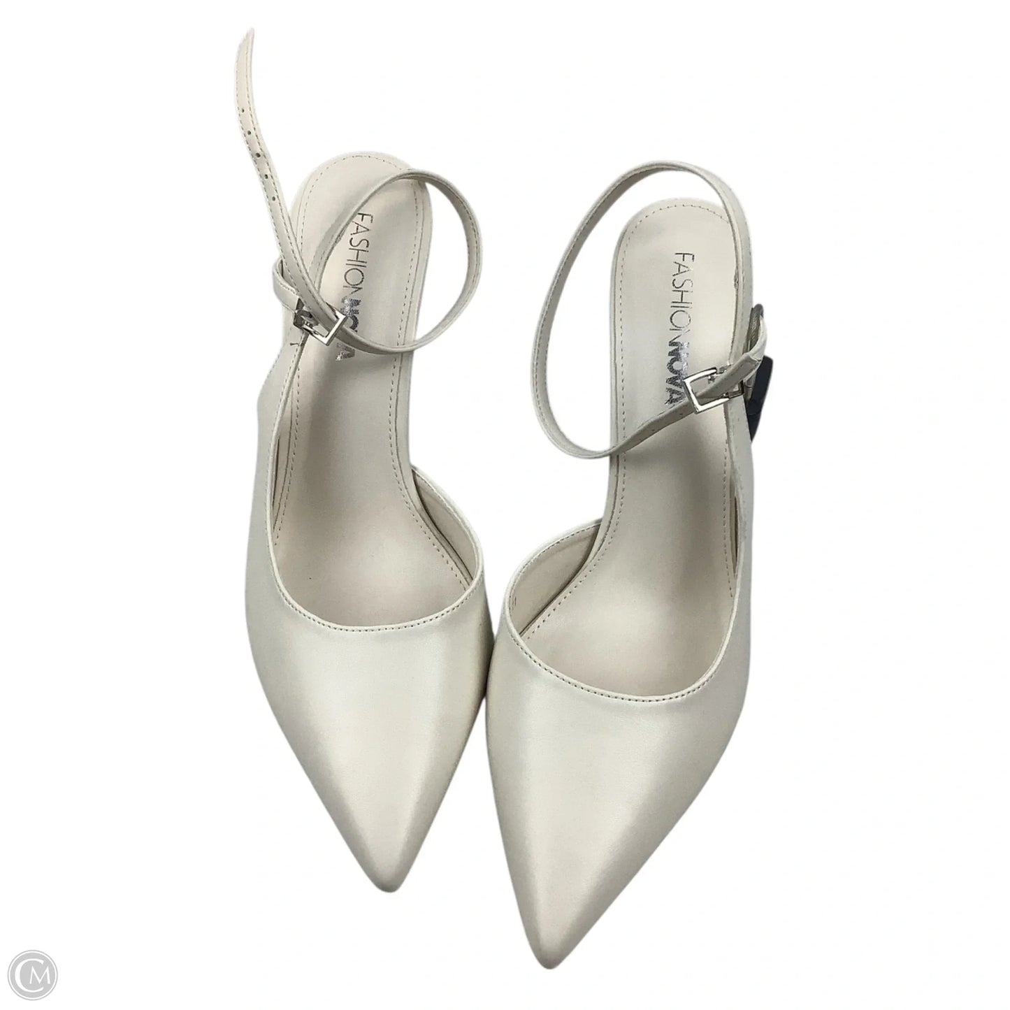 Shoes Heels Stiletto By Fashion Nova In Cream, Size: 11