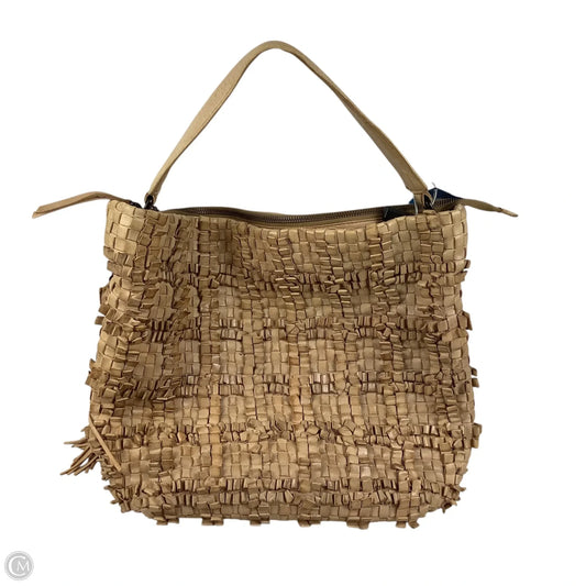 Handbag Leather By Hobo Intl, Size: Medium