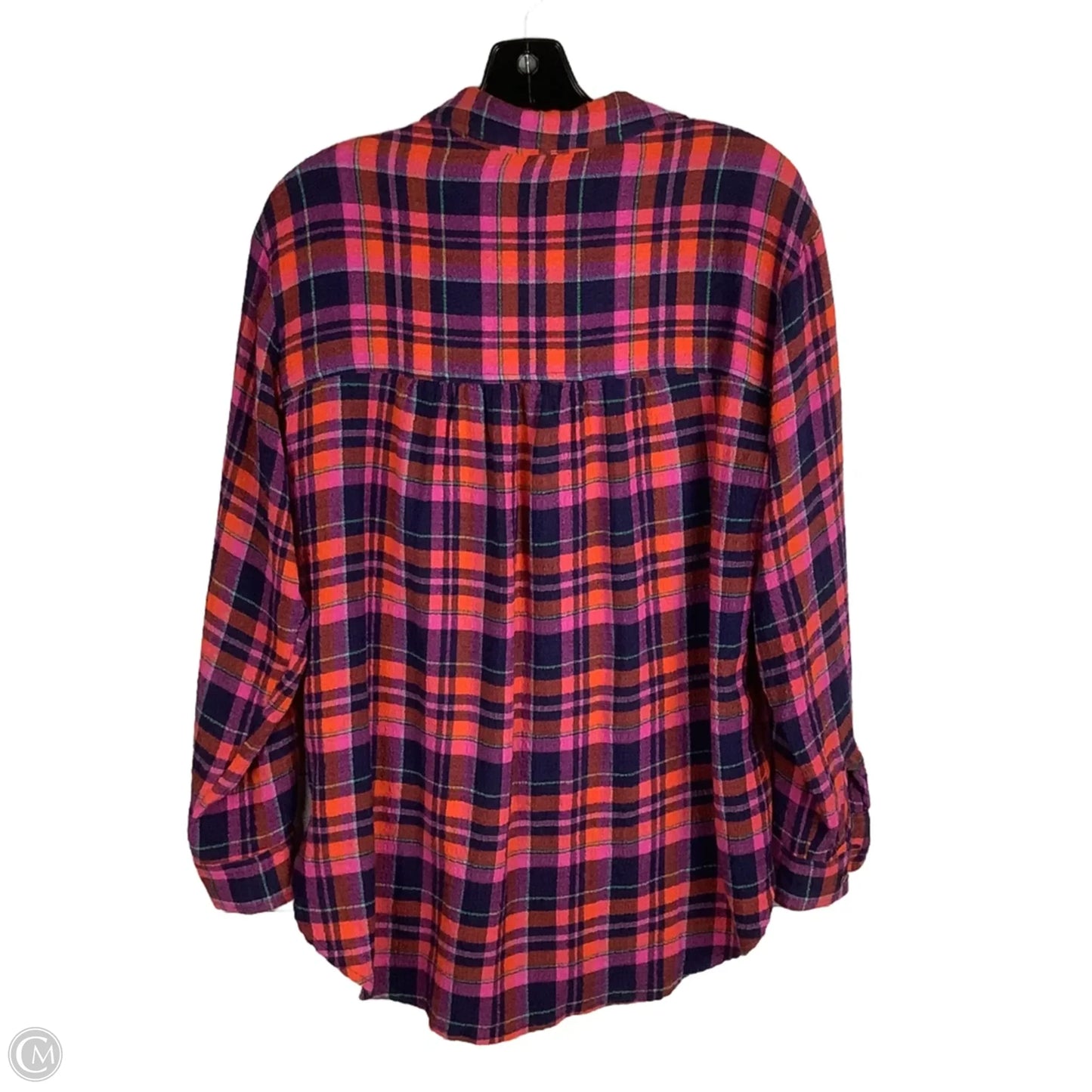 Top Long Sleeve By Pilcro In Plaid Pattern, Size: S