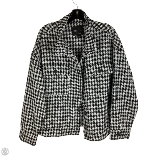 Jacket Shirt By Sanctuary In Black & White, Size: Xl