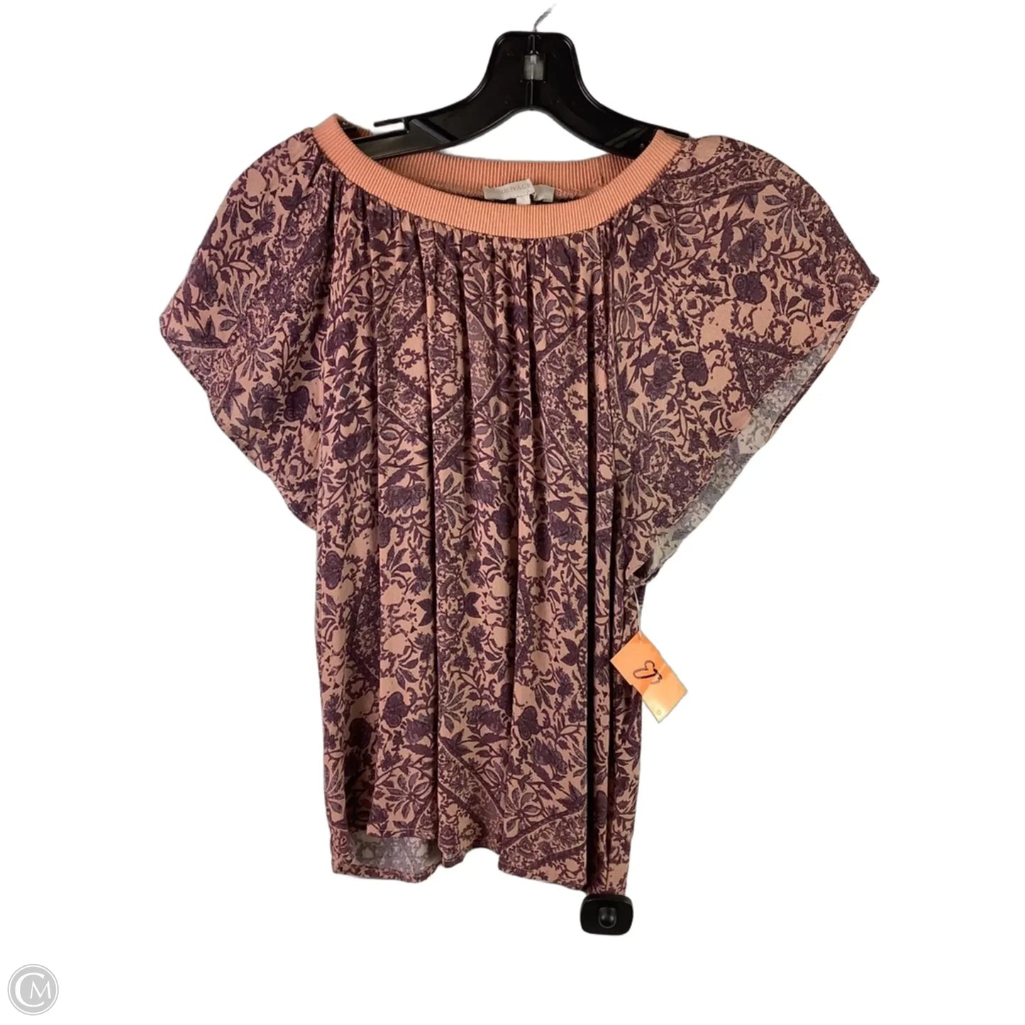 Top Short Sleeve By Olivaceous In Purple, Size: S