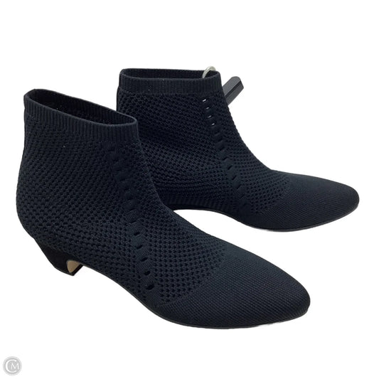Boots Ankle Heels By Eileen Fisher In Black, Size: 6.5