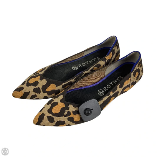 Shoes Flats By Rothys In Animal Print, Size: 11.5