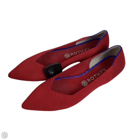 Shoes Flats By Rothys In Red, Size: 11.5