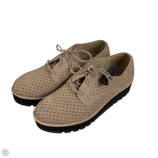 Shoes Heels Platform By Eileen Fisher In Brown, Size: 7.5