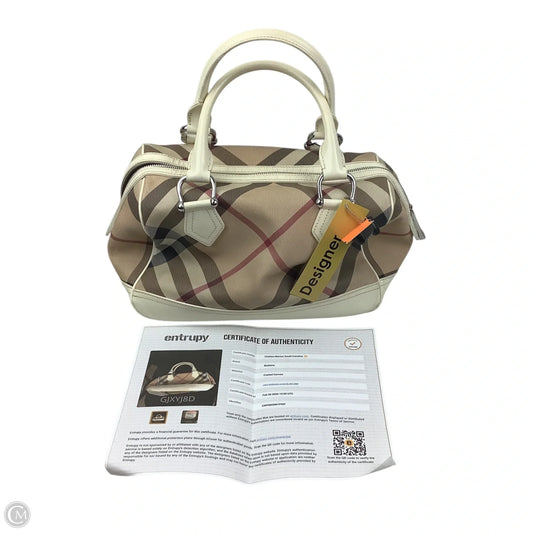 Handbag Luxury Designer By Burberry AS IS, Size: Medium