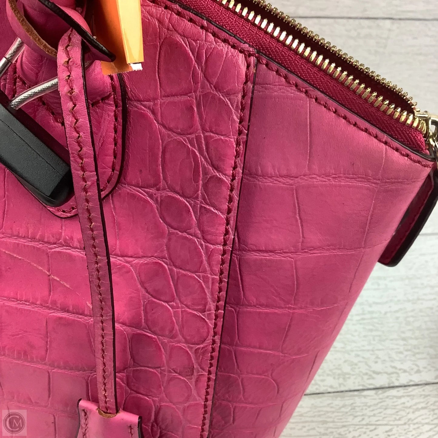 Handbag Luxury Designer By Mcm, AS IS significant wear, Size: Medium