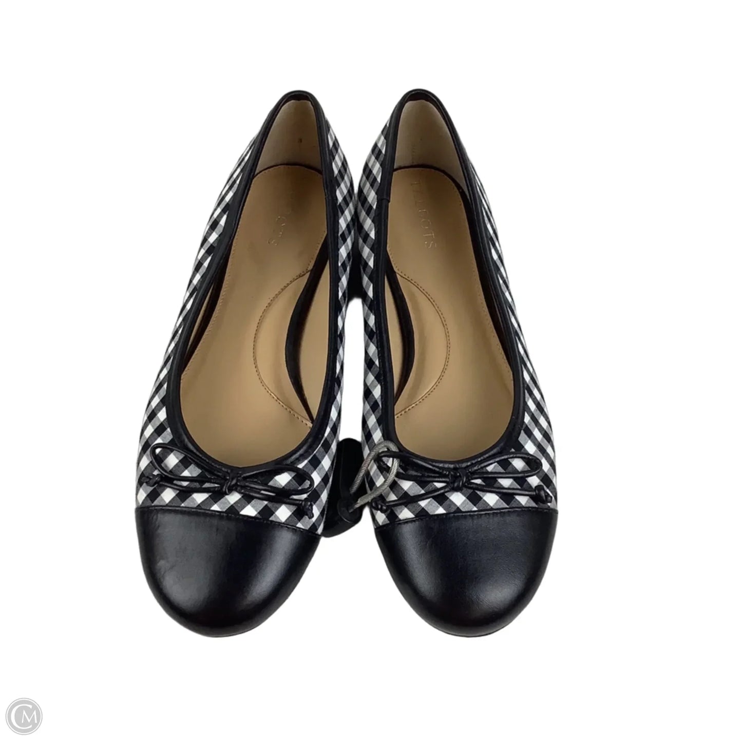 Shoes Flats By Talbots In Black & White, Size: 8