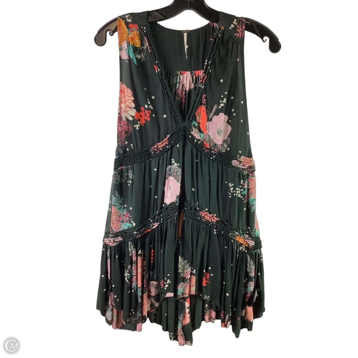Top Sleeveless By Free People In Floral Print, Size: Xs