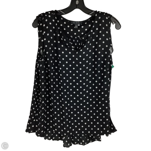 Top Sleeveless By Limited In Polkadot Pattern, Size: L