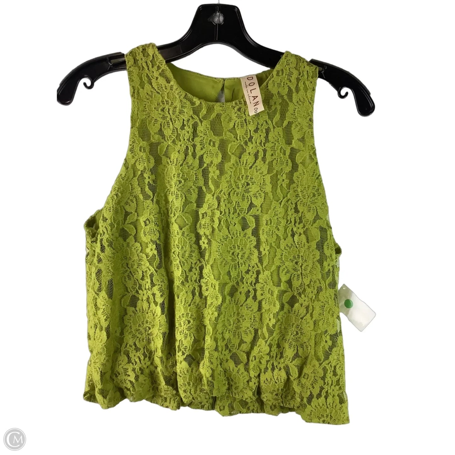 Top Sleeveless By Dolan Left Coast In Green, Size: S