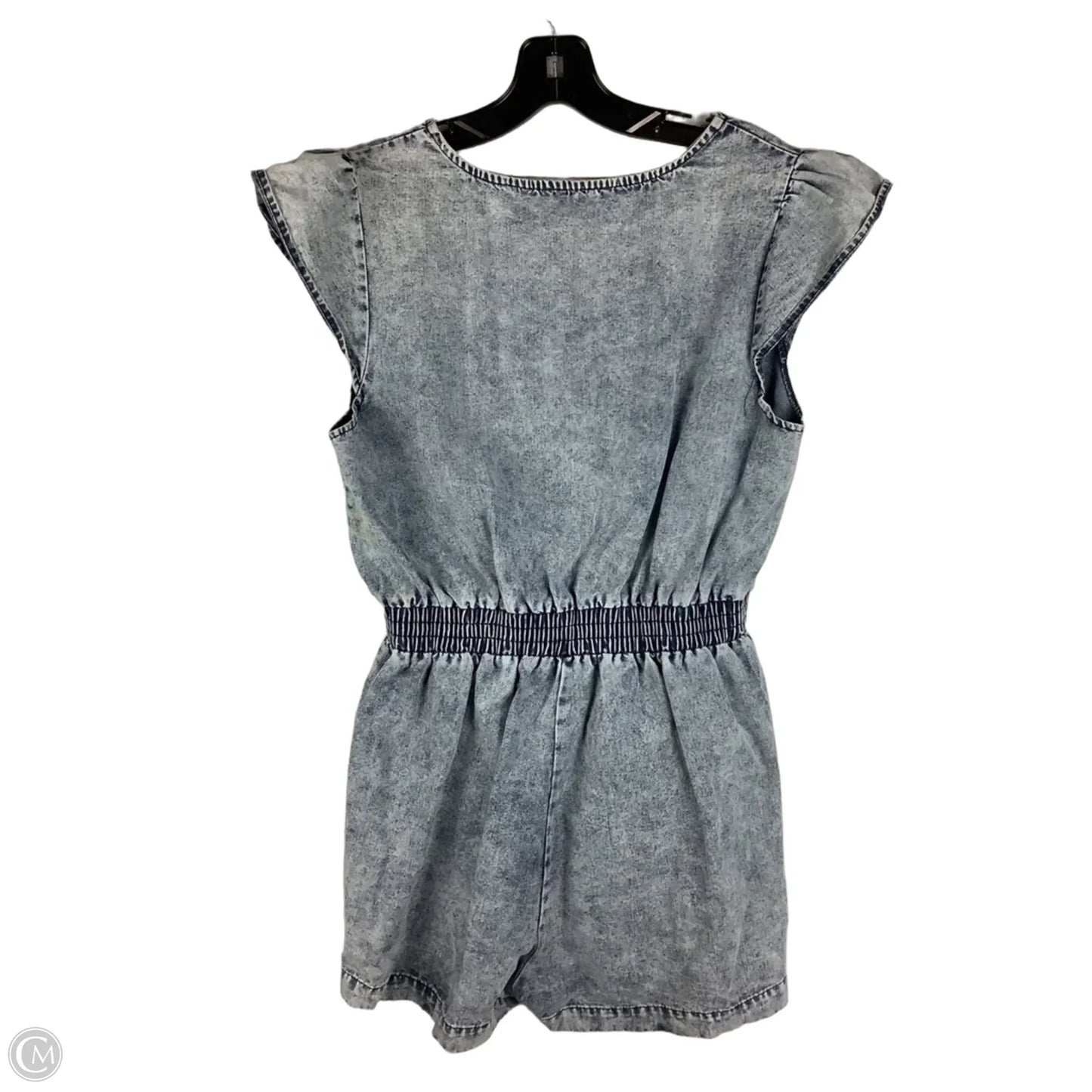 Romper By Vestique In Blue Denim, Size: M