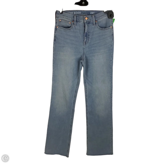 Jeans Boot Cut By J. Crew In Blue Denim, Size: 6L (28 Tall)
