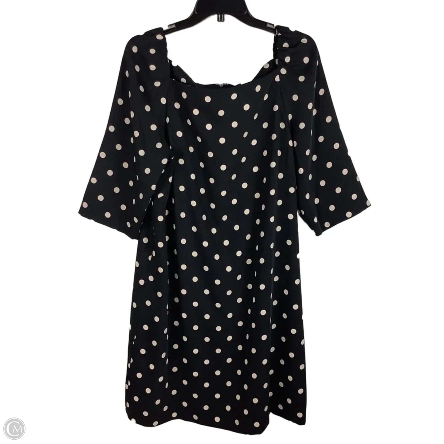 Dress Casual Short By Ann Taylor In Polkadot Pattern, Size: 14