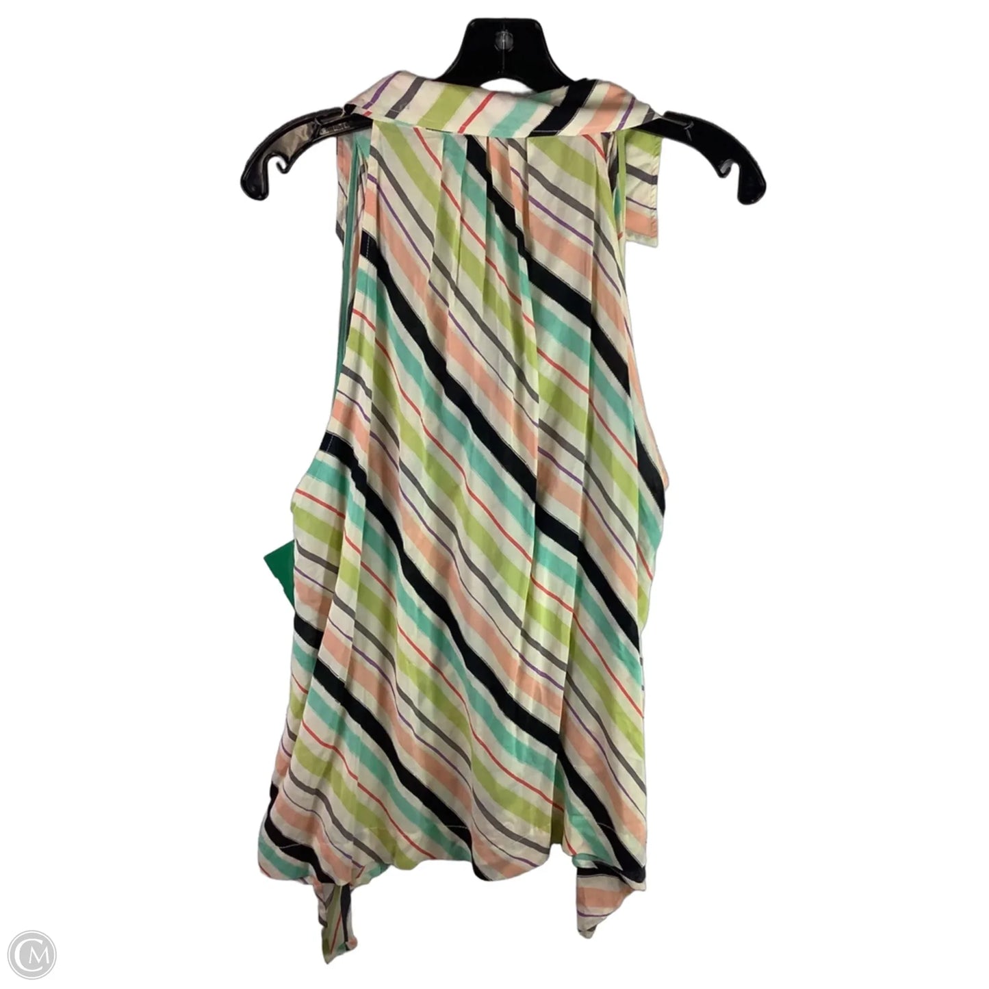 Top Sleeveless By Maeve In Striped Pattern, Size: 12