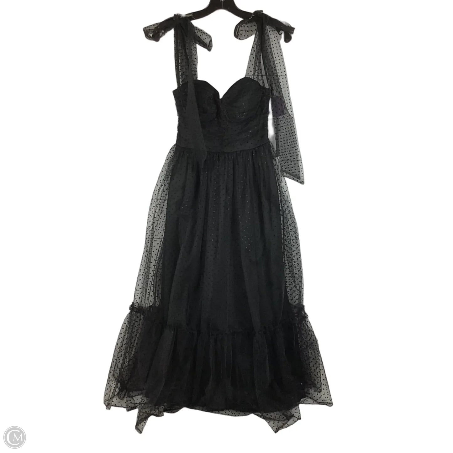 Dress Party Midi By Clothes Mentor In Black, Size: 2 (1/2)