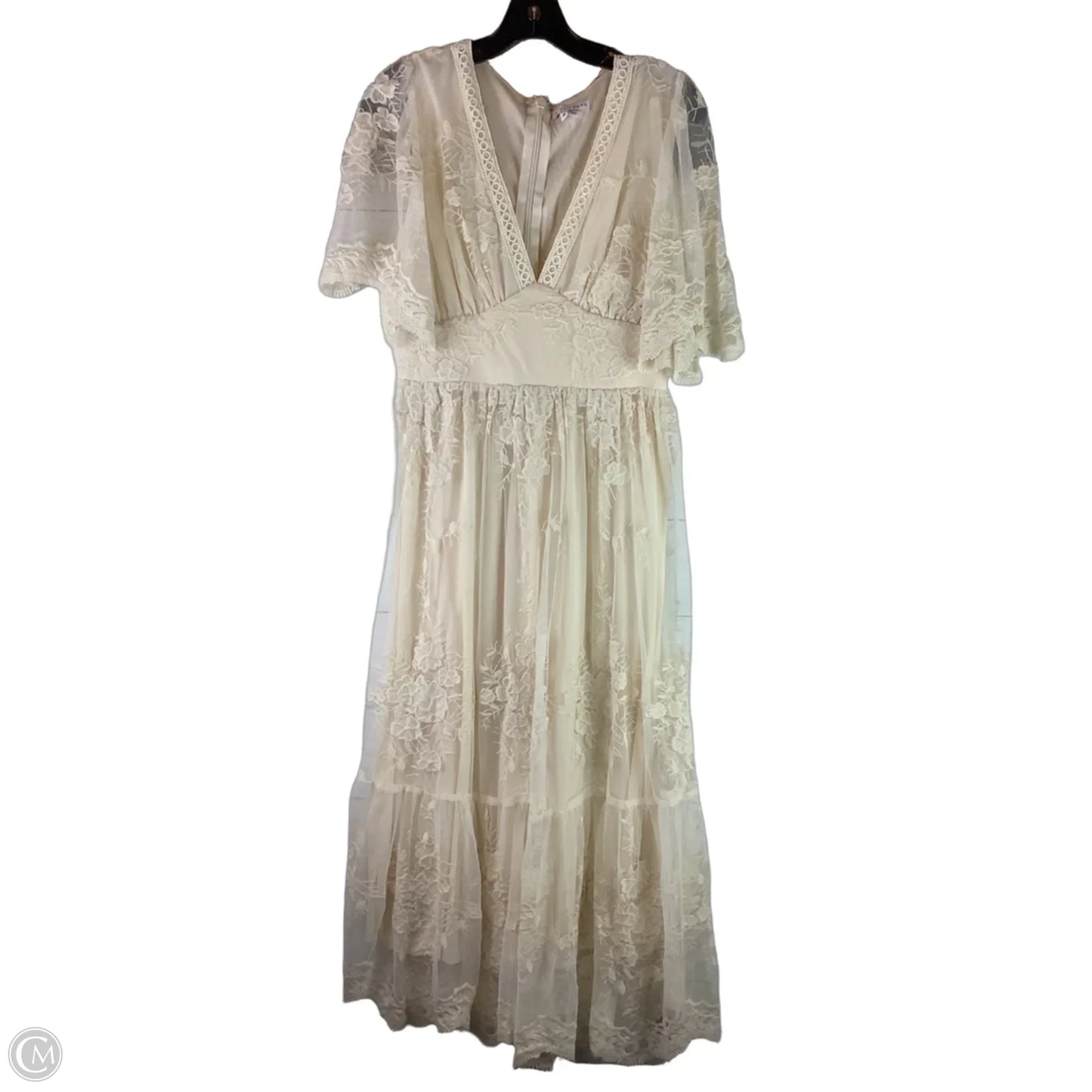 Dress Party Long By Baltic Born In Cream, Size: M