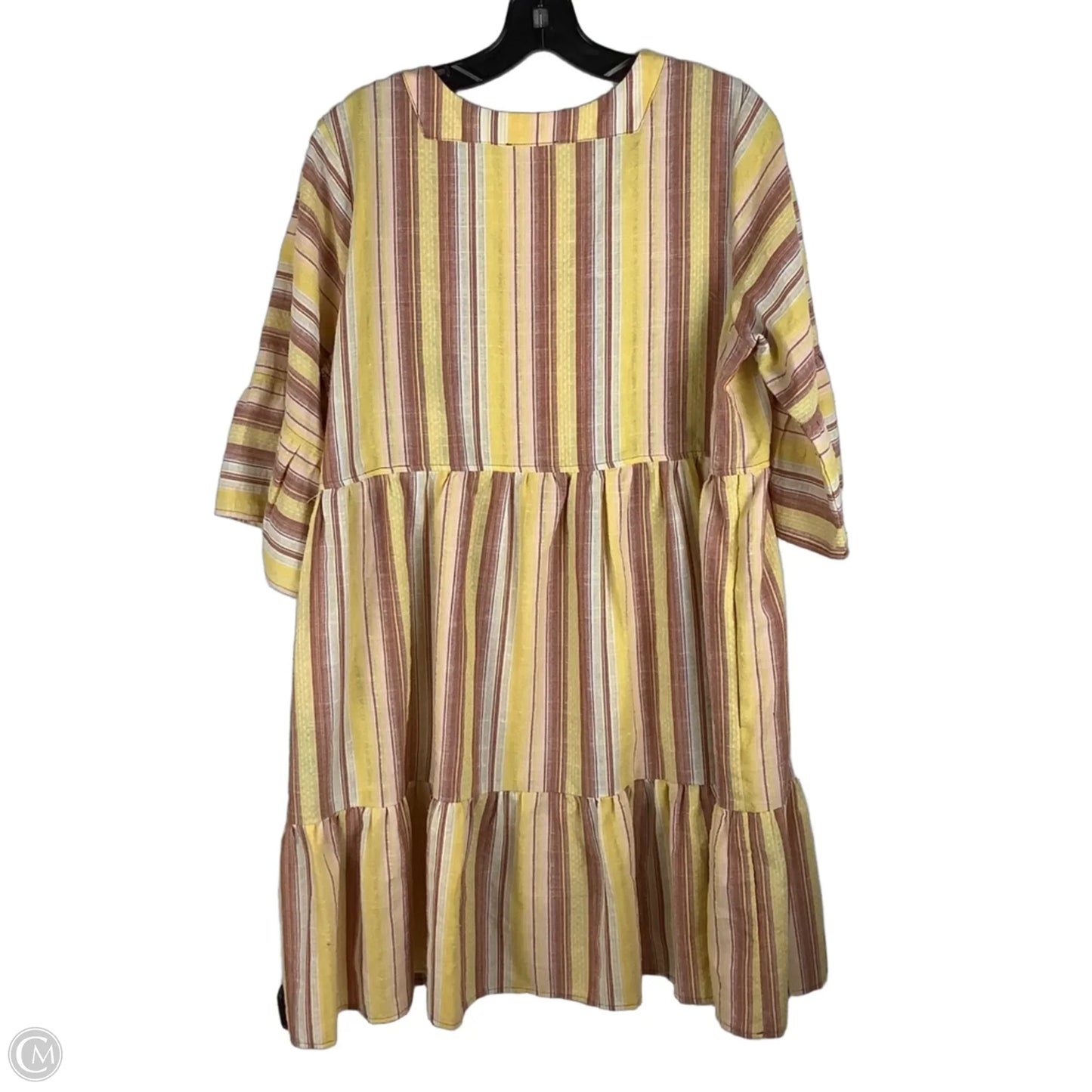 Dress Casual Short By Easel In Yellow, Size: M