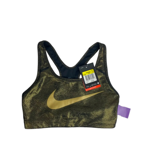Athletic Bra By Nike Apparel In Gold, Size: S