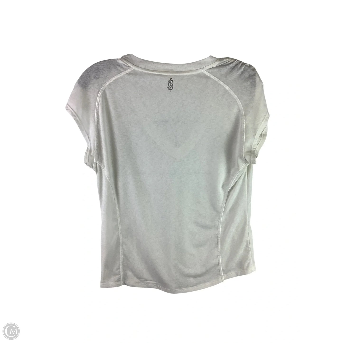 Athletic Top Short Sleeve By Free People In White, Size: L