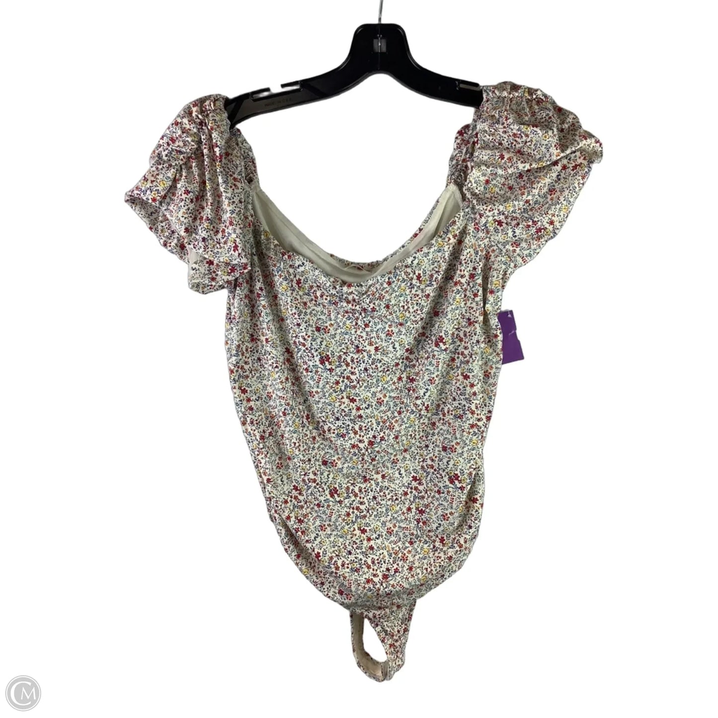 Bodysuit By Free People In Floral Print, Size: L