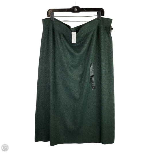 Skirt Maxi By Banana Republic In Green, Size: Xxl