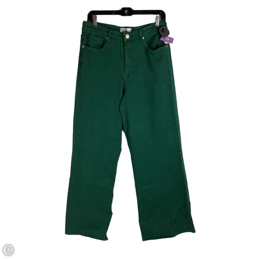 Jeans Wide Leg By Dear John In Green Denim, Size: 10 (31)