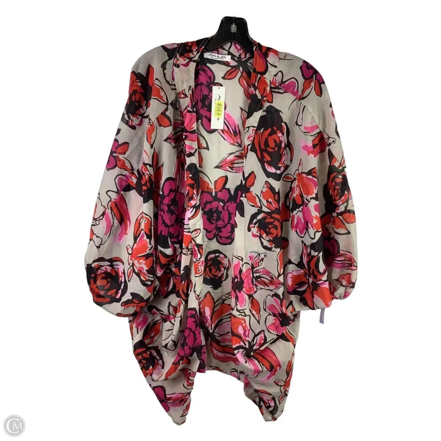 Kimono By Anna & Ava In Pink & Red, Size: Osfm