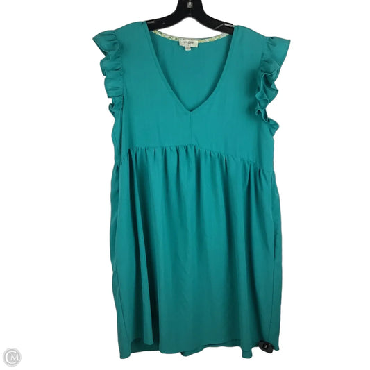 Dress Casual Short By Umgee In Teal, Size: S
