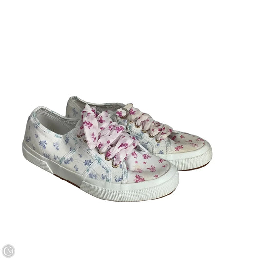 Shoes Sneakers By Superga In Floral Print, Size: 8.5
