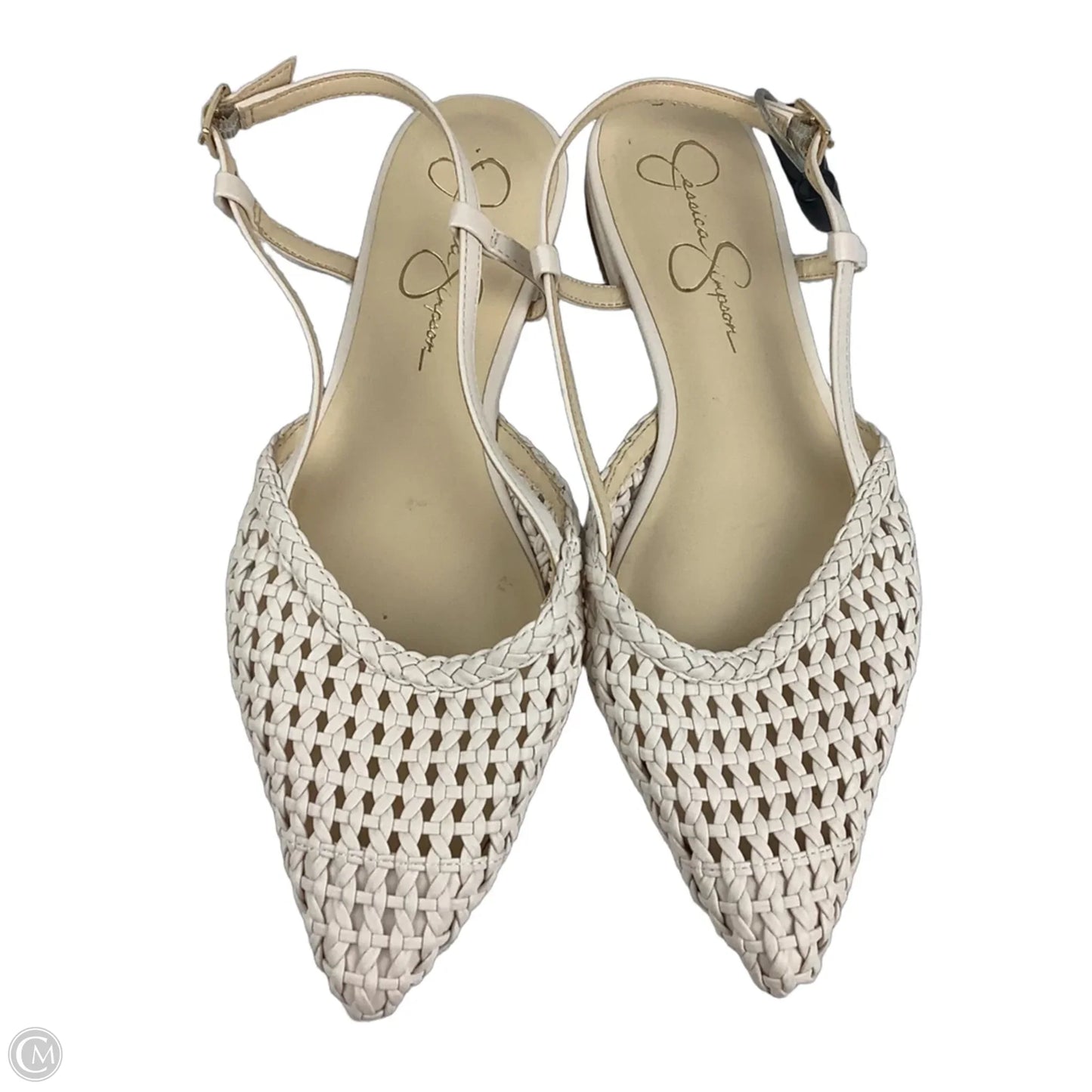 Shoes Flats By Jessica Simpson In Cream, Size: 9.5