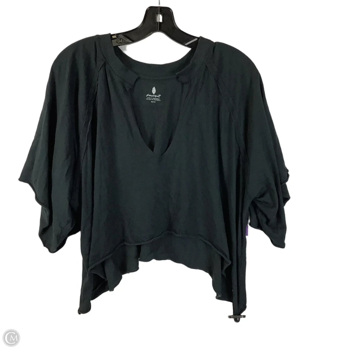 Top Short Sleeve By Free People In Grey, Size: Xs