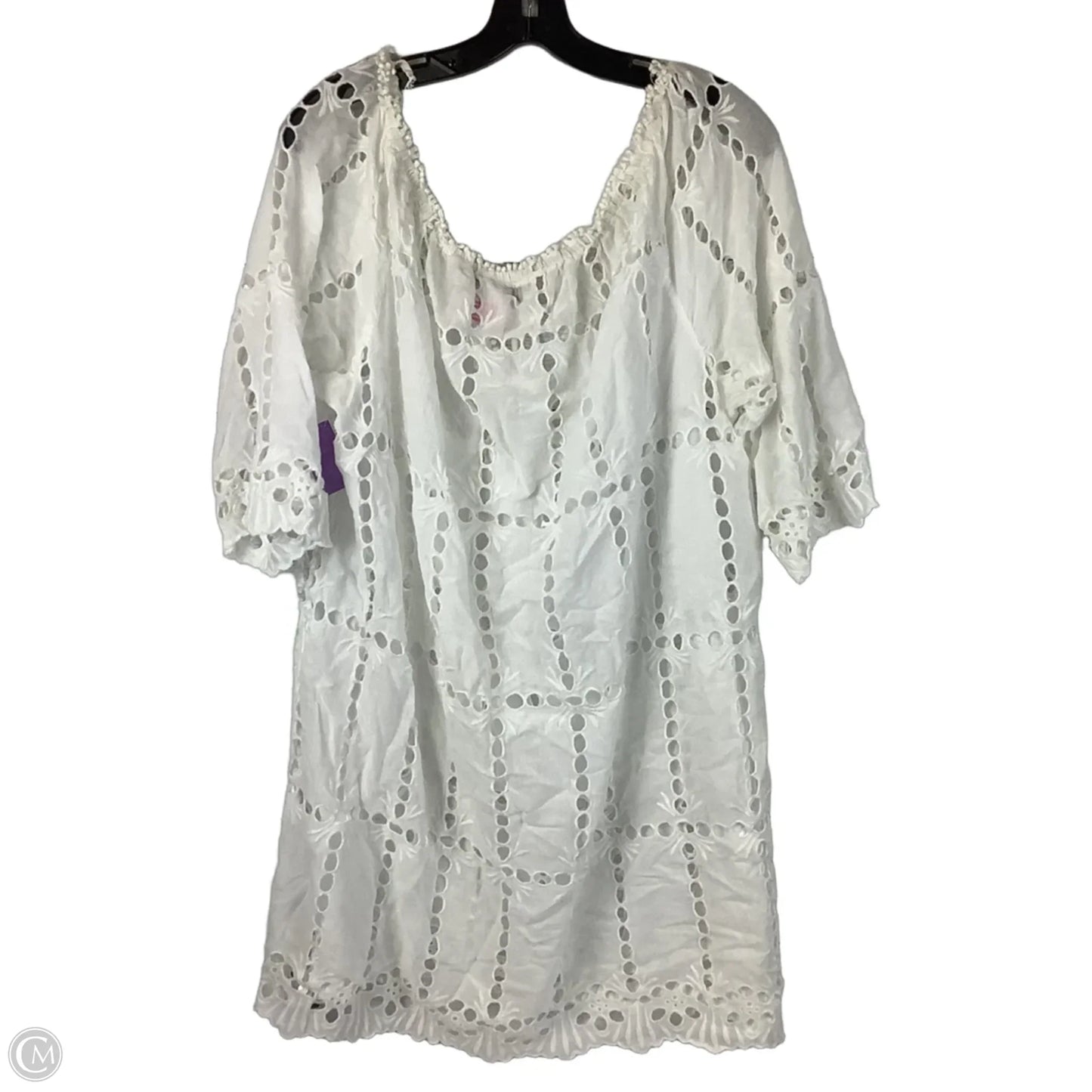 Swimwear Cover-up By Gretchen Scott In White, Size: Osfm