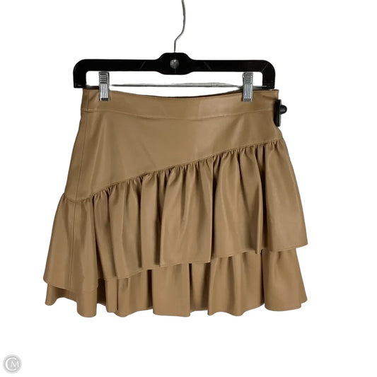 Skirt Mini & Short By Cmc In Tan, Size: Xs
