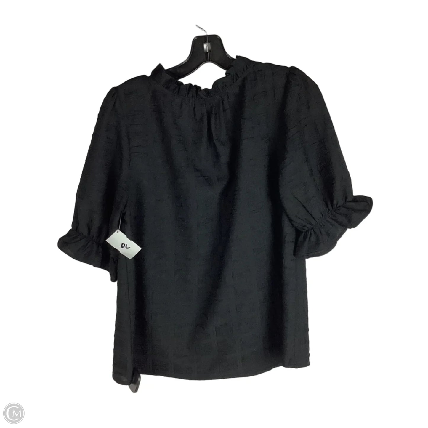Top Short Sleeve By Voy In Black, Size: S