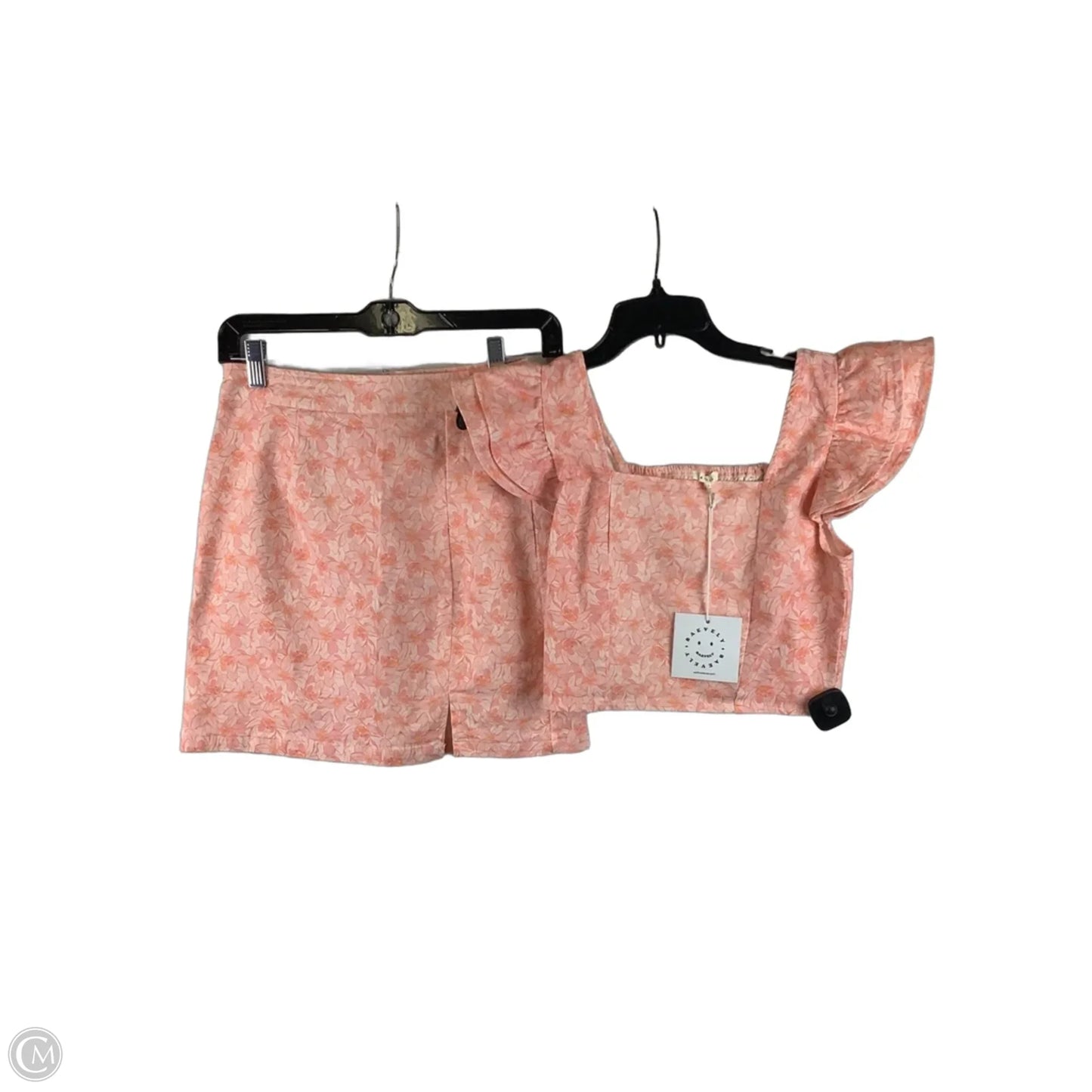 Skirt Set 2pc By Baevely In Pink, Size: S