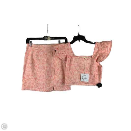 Skirt Set 2pc By Baevely In Pink, Size: S
