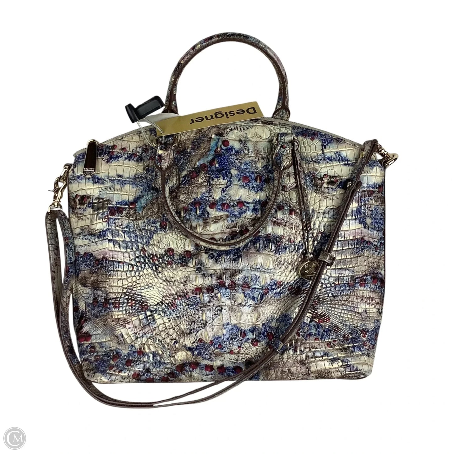 Handbag Designer By Brahmin, Size: Large