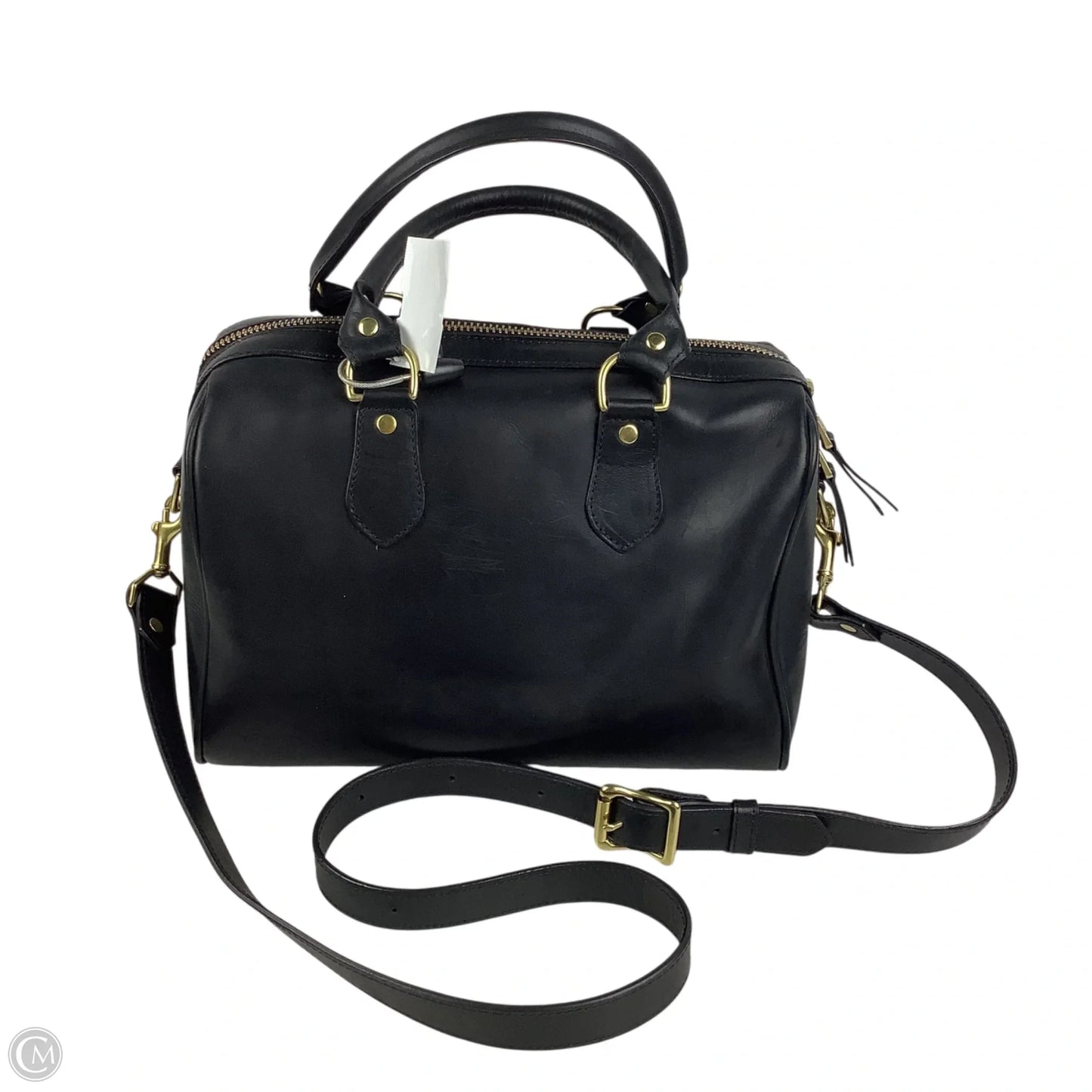 Handbag Leather By Cma, Size: Medium
